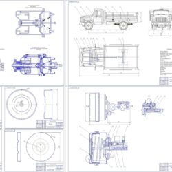 Конструирование и расчет гидравлической тормозной системы грузового автомобиля ГА3-3307