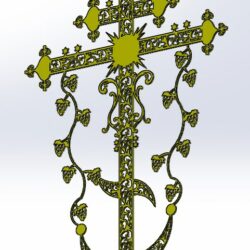 Крест для купола православной церкви