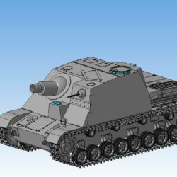 3D Модель САУ Sturmpanzer IV
