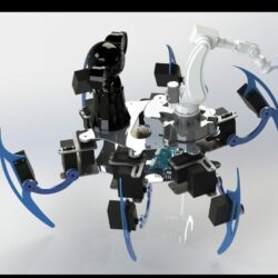 Мобильный робот-паук с манипулятором