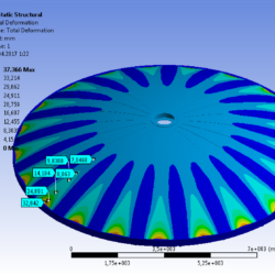 Расчет сферической крыши резервуара в Ansys Workbench