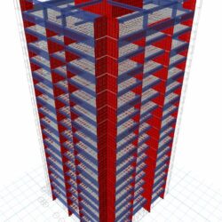 Вычислительная модель 17-этажное здание