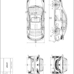 Чертеж  автомобиля Mazda 3 (2nd generation)