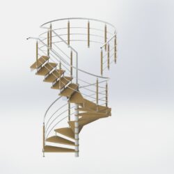 Винтовая лестница - высота подъема 3025