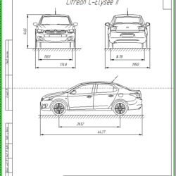 Общий вид автомобиля Citroen C-Elysee II