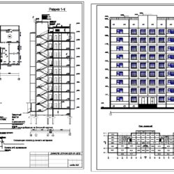 Проект 9 этажного дома с пояснительной запиской