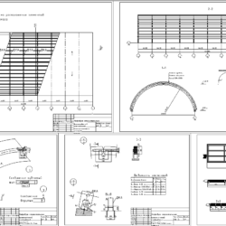 Проектирование клеедеревянной конструкции (пролет арки 20 м, высота 8,4 м шаг 4,4 м, длина здания 44 м)
