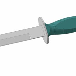 Нож Вишня 3D