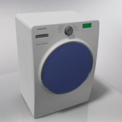 3D модель стиральной машины SAMSUNG WW12H8400EX