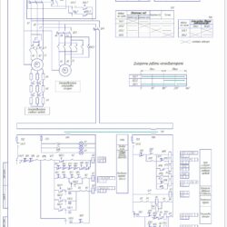 Электрическая схема управления прессом LZK-1000
