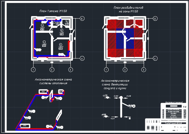 Курсовая работа: Конструирование и расчет наружных ограждающих конструкций здания систем отопления и вентиляции