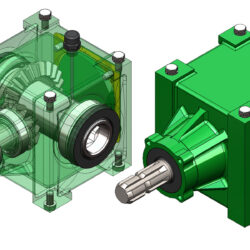 Bevel Gearbox Reducer 75 HP