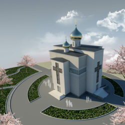Православная церковь 3D Модель