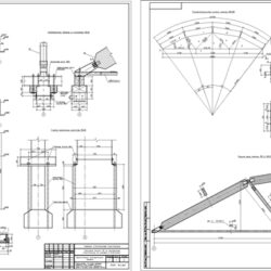 Расчёт и конструирование деревянных конструкций одноэтажного, двух пролётного здания с мостовым краном
