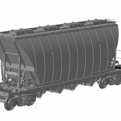 3D модель вагон-хоппер 19-3116-04