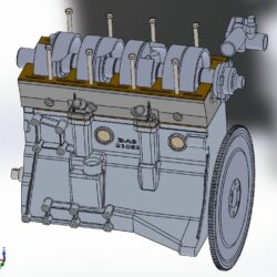Золотниковый газо-распределительный механизм на базе двигателя ВАЗ-2108