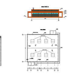 Архитектурный проект малогабаритного торгового комплекса (24х27)м. Стадия П