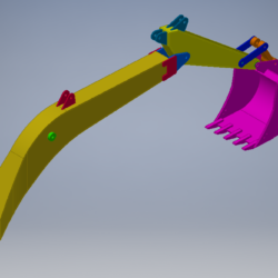 Стрела экскаватора 3D модель