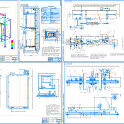 Проектирование гидравлического лифта г/п 320 кг