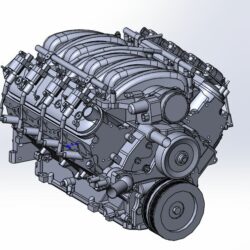 Двигатель V8 GM серия LS3