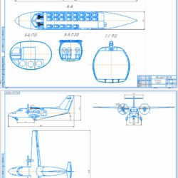 Проектировочный расчет конструкции фюзеляжа самолета, прототип Let L-410