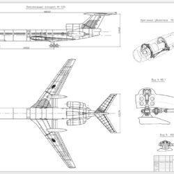 Расчет узлов крепления двигателя самолета Ту-154