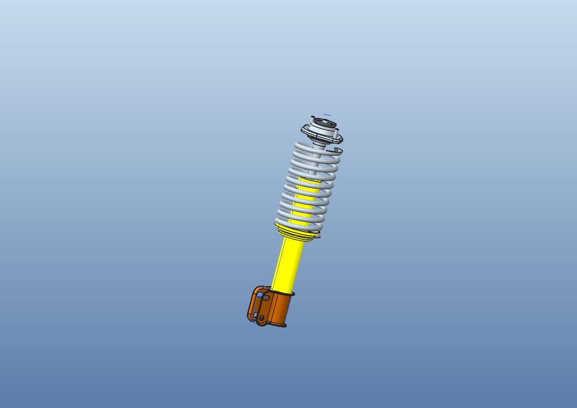 Стойка подвески ваз 11113 ока с верхней опорой и пружиной - Чертежи, 3D  Модели, Проекты, Детали и узлы автомобилей