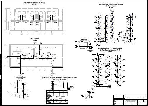Контрольная работа по теме Расчет сети внутреннего трубопровода здания