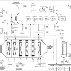 Схема обвязки котла-утилизатора Н-1001