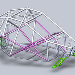 Рама багги Х2 3D Модель