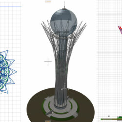 3D Модель монумент Байтерек