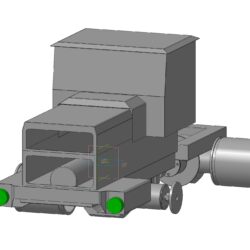 Модель трактора К-701 в масштабе 1:10