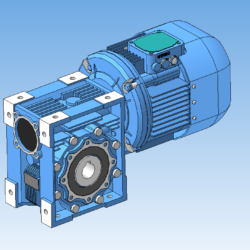 NMRV 063 (3d модель мотор-редуктора)