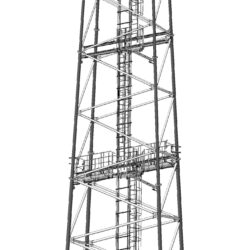 Вышка сотовой связи 84 метра