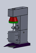 Кремовзбивальная машина КСМ-100  3D сборка