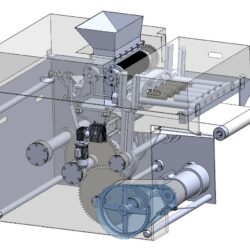 3D модель Делительно-закаточная машина для бараночных изделий марки Б-4-58