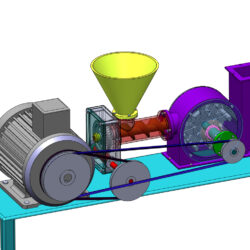 3D модель Микромельница А2 - ШИМ
