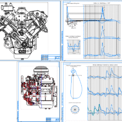 Расчет и проектирование 6-ти цилиндрового V-образного дизельного двигателя ЯМЗ-236