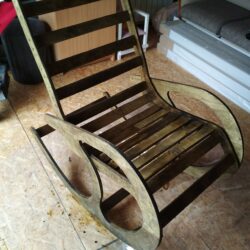 Кресло качалка из фанеры толщиной 20 мм