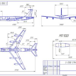 Расчет аэродинамических характеристик C-135B stratolifter