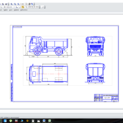 Чертеж МАЗ-5551