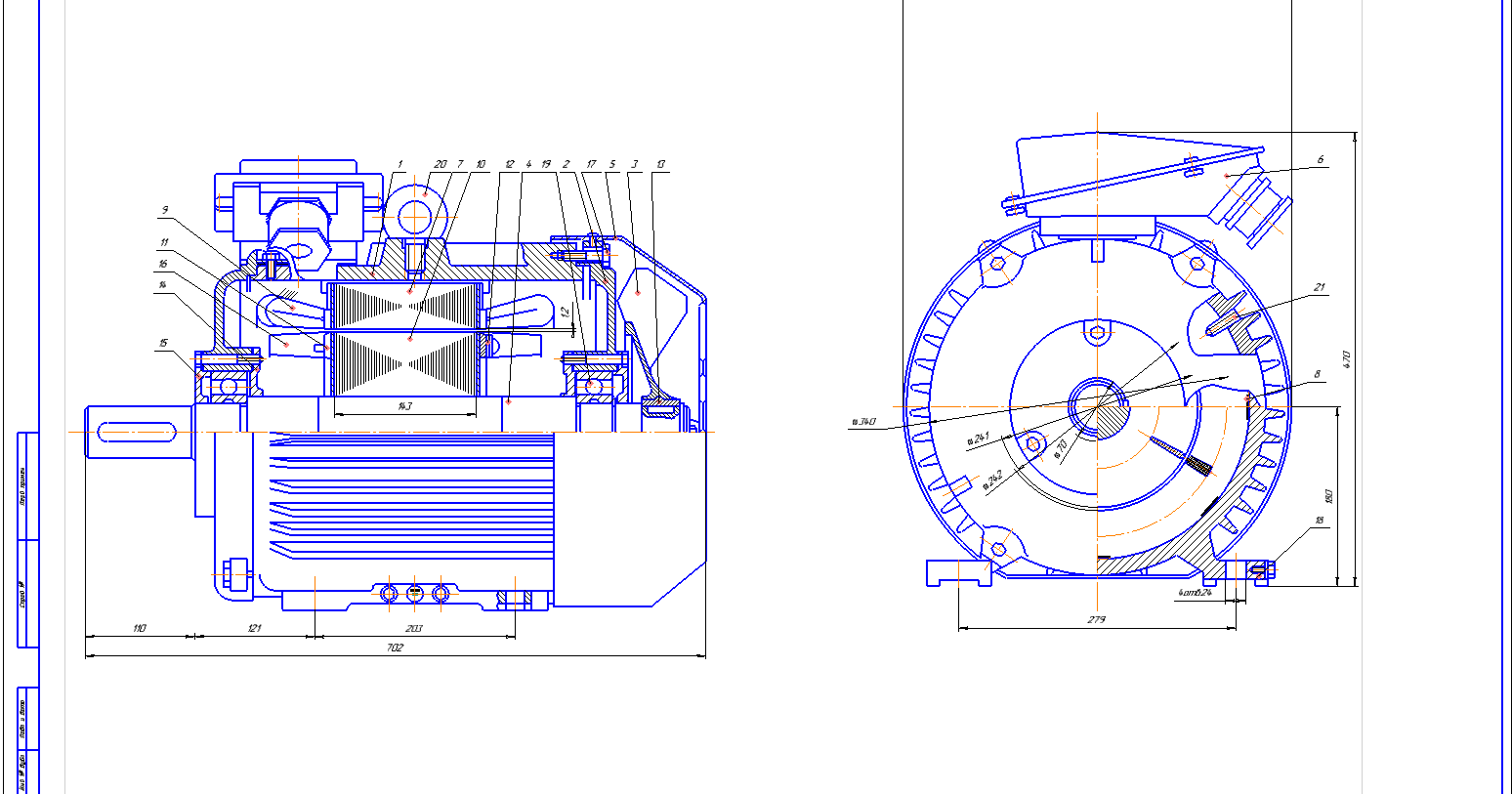 Курсовая работа: Проектирование электродвигателя асинхронного с короткозамкнутым ротором мощностью 37 кВт