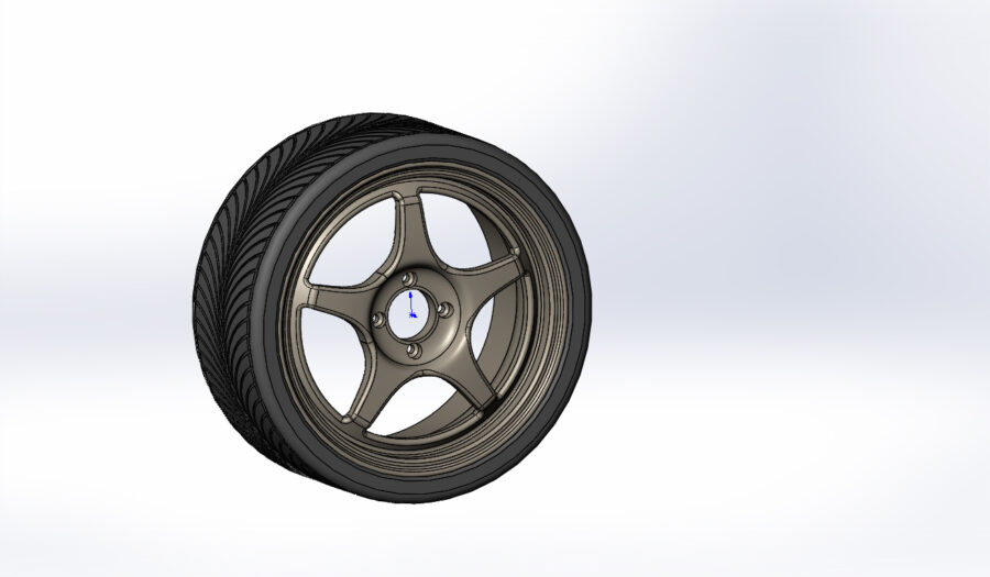 Колесо. Диск 16", 5х140мм - Чертежи, 3D Модели, Проекты, Транспорт