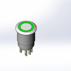Кнопка антивандальная с подсветкой GQ-11E_18mm
