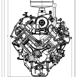 Шестицилиндровый двигатель СМД-60