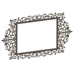 Рамка для прямоугольного зеркала