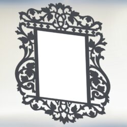 Рамка для зеркала, с растительным орнаментом