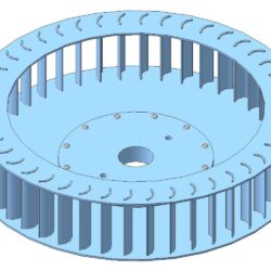 Крыльчатка вентилятора (Fan impeller CRARY Co 17089)
