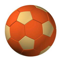 Футбольный мяч AutoCAD