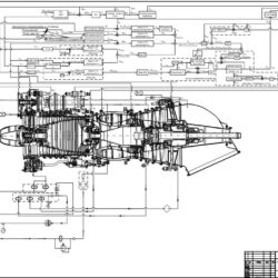 Чертеж двигателя ТВ3-117ВМА
